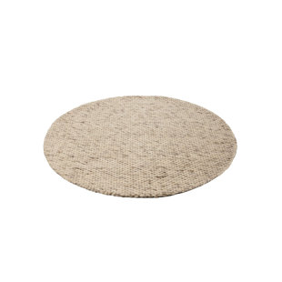 CARPETFINE Handgefertigter Wollteppich Aus In Hellgrau Melier Wool Hand Loomed Area Rug