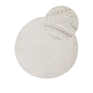 CARPETFINE Handgefertigter Teppich Aus Mikrofaser In Creme Hand Tufted Cream Area Rug