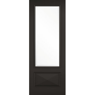 LPD DOORS Knightsbridge Glazed Primed Black Internal Door