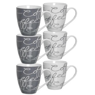 RITZENHOFF & BREKER XXL Kaffeebecher 520 ml sortiert Cornello (Set besteht aus 6)