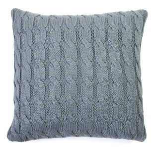 DARZZI Big Cable Cotton Blend Pillow Cover