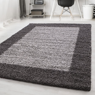 ZIPCODE DESIGN Riam Solid Colour Machine Woven Grey Area Rug