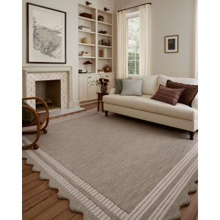 Chris Loves Julia x Loloi Scottie Fog / Ivory Area Rug