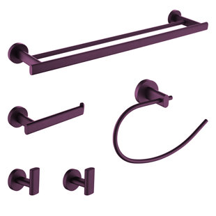 MAIGUOONE 5 - Piece Bathroom Hardware Set
