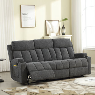 HOKKU DESIGNS Brost 79" Wide Manual Reclining Comfort Sofa