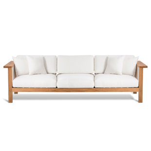 OASIQ Maro 4 Piece Teak Deep Seating Group with Sunbrella Cushions