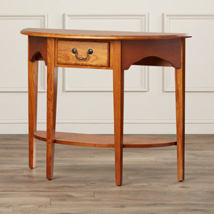 CHARLTON HOME® Demilune Solid Wood Console
