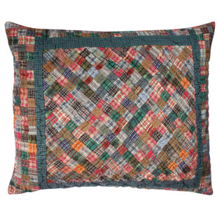 UNION RUSTIC Gunnison Patchwork Rectangular Throw Cushion With Filling