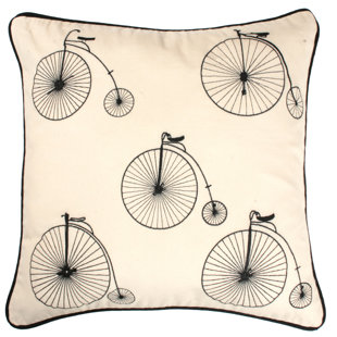 GEORGE OLIVER Maloney Square Throw Cushion With Filling