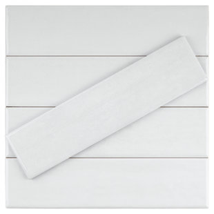 SUPREME TILE Cyra 2.95 in. X 11.81 in. Polished Ceramic Subway Wall Tile