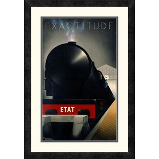 GLOBAL GALLERY 'Exactitude' by Pierre Fix-Masseau Framed Vintage Advertisement