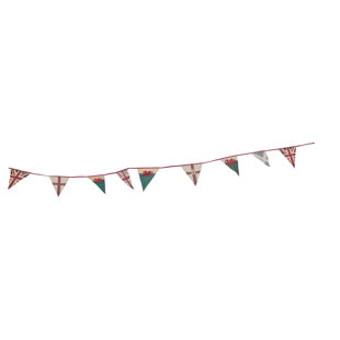 THE PARTY AISLE Double Sided 23cm H x 400cm W Cotton Pennant