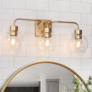 MERCER41 Hanshelmut 3 - Light Bathroom Dimmable Vanity Light