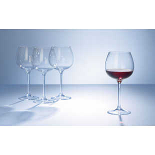 Villeroy & Boch Purismo Full-Bodied Red Wine Goblet, Set/4, 18.5oz (Set of 4)