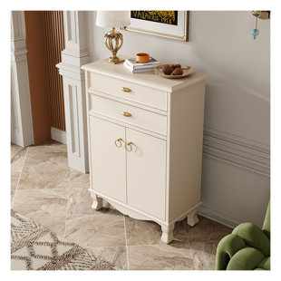 SMI CABINETRY INC 40.94" White Standard Solid Wood Accent Cabinet