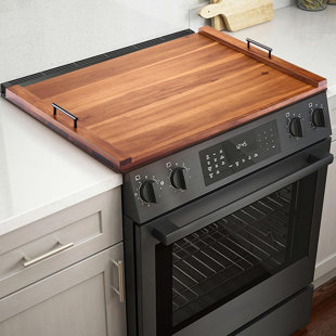 GO APPLIANCE CENTRAL, LLC Acacia Stove Top Covers For Electric Stove - Noodle Board For Gas Stovetop