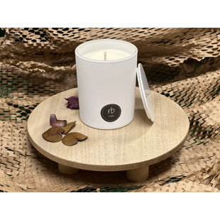 ROSBAS Venezia Scented Jar Candle with Glass Holder