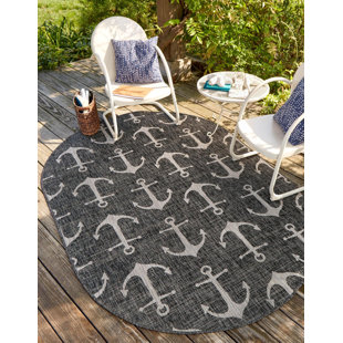 SAND & STABLE™ BABY & KIDS Glidden Charcoal Indoor/Outdoor Rug