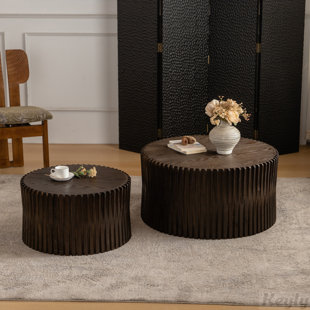 KEYLY INC Vintage Nesting Coffee Table Set