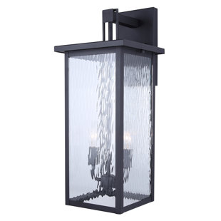 CANARM Shana Black Outdoor Wall Lantern