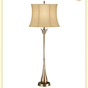JB HIRSCH HOME DECOR Tulip Brass 36" Buffet Lamp (Set of 2)