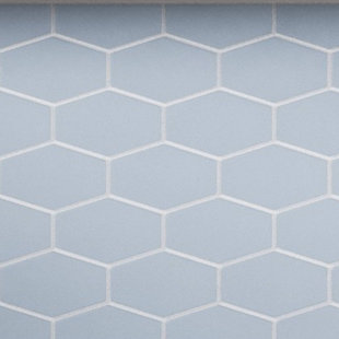 CRUZ BAY STUDIO Long Hex 10.60in.x11 in. Glass Mosaic Tile