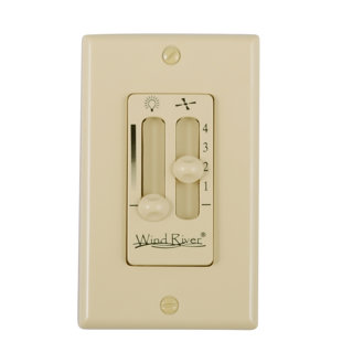 Wind River Dual Light Celing Fan Wall Control