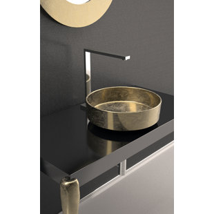 Maestro Bath Musa Wood Square Console Bathroom Sink