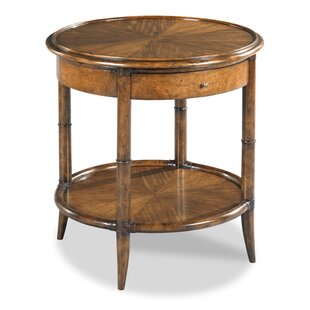 WOODBRIDGE FURNITURE Linwood Tray Top End Table with Storage