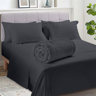 VISION VORTEX Seersucker seven-piece quilt set