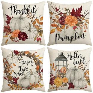 ZYAWP Throw Pillow Covers Set Of 4