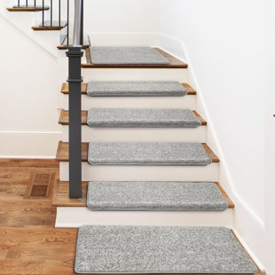 EIDER & IVORY™ Kayella Non-Slip Indoor Stair Tread Set with Landing Mat