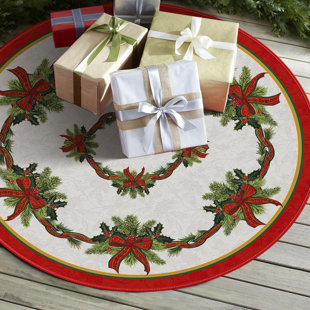 ZAALBA colorlife Christmas Tree Skirt 48 Inch