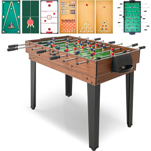 JTANGL 12-In-1 Combo Game Table Set For Adults, Multi Game Table For Game Room, Friends & Family /Hockey, Football, Pool