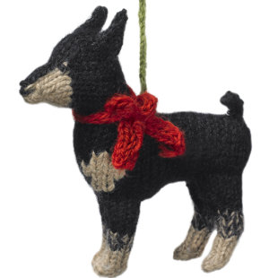 ARCADIA HOME Alpaca Blend Animals Holiday Shaped Ornament