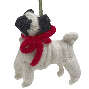 ARCADIA HOME Alpaca Blend Animals Holiday Shaped Ornament