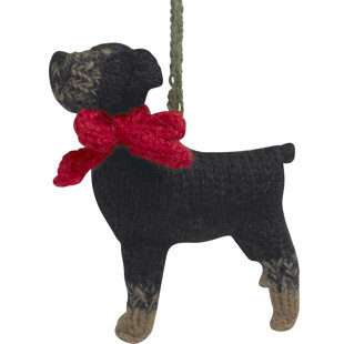 Arcadia Home Rottweiler Hand-Knit Ornament