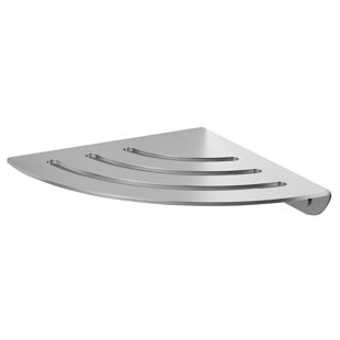 WS BATH COLLECTIONS Rosa Drill / Screw Stainless Steel Shower Shelf