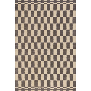 Arvin Olano x Rugs USA Kia Checkerboard Wool Area Rug