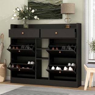 HOKKU DESIGNS 16 Pair Shoe Storage Cabinet
