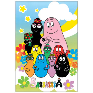 ROOMIE KIDZ Wandbild Barbapapà, Grafikdruck