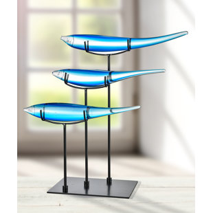 HIGHLAND DUNES Lytle 3 Fish Figurine