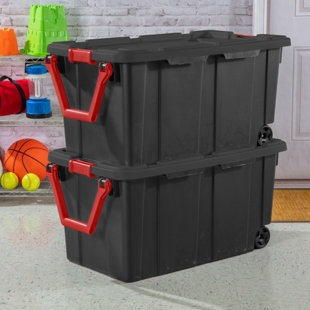 STERILITE Plastic Storage Bin Set (Set of 2)