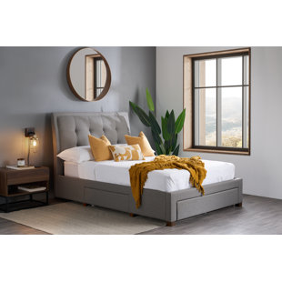 OPHELIA & CO. Harith Upholstered Bed Frame