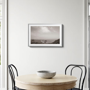 KELLY CLARKSON HOME When Sea Becomes Sky BW Print by Nathan Larson