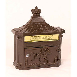 AMCO MAILBOXES Victorian Locking Wall Mounted Mailbox