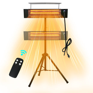 REALSMART 5200BTU Outdoor Patio Heater Electric Standing Infrared Heater Portable Space Heater