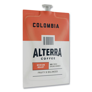 FLAVIA® FLAVIA Alterra Columbia Coffee Freshpack, Columbia, 0.28 Oz Pouch, 100/Carton (Set of 100)