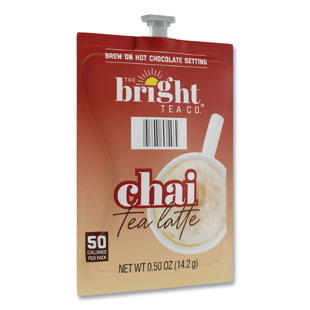 FLAVIA® FLAVIA The Bright Tea Co. Chai Tea Latte Freshpack, Chai Latte, 0.5 Oz Pouch, 72/Carton (Set of 72)