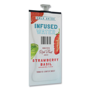 FLAVIA® FLAVIA Strawberry Basil Infused Water Freshpack, Strawberry Basil, 0.11 Oz Pouch, 100/Carton (Set of 100)